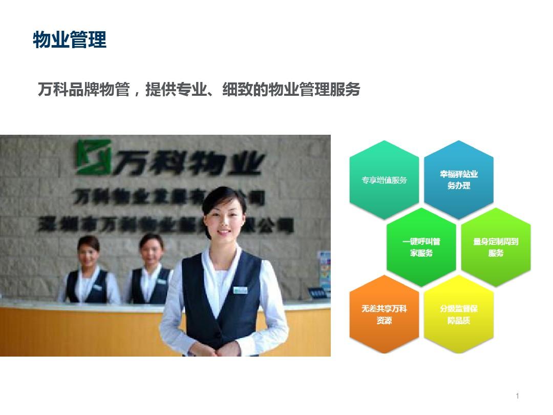 萬科物業服務體系PPT